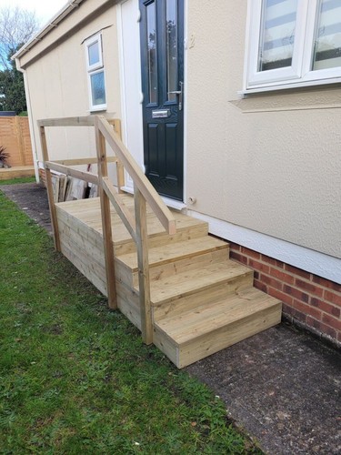 Large steps stairs - stairs, with